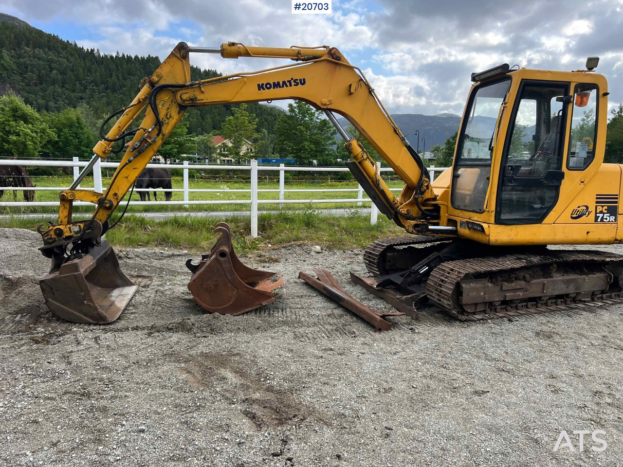 Graafmachine Komatsu PC75: afbeelding 9