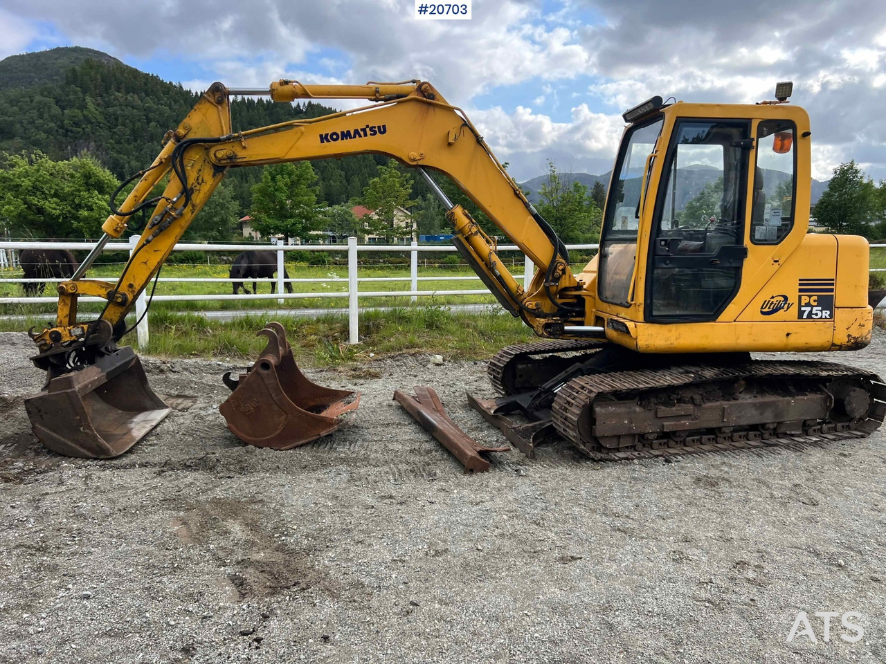 Graafmachine Komatsu PC75: afbeelding 8