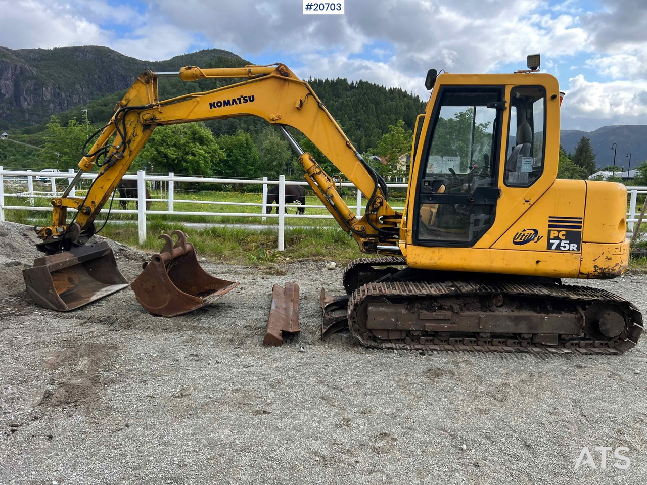 Graafmachine Komatsu PC75: afbeelding 6