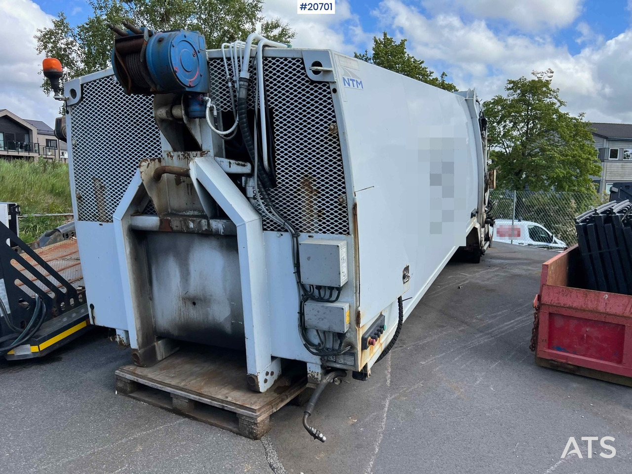 Komprimator på krokramme - Haakarm container: afbeelding 2 Komprimator på krokramme - Haakarm container: afbeelding 2