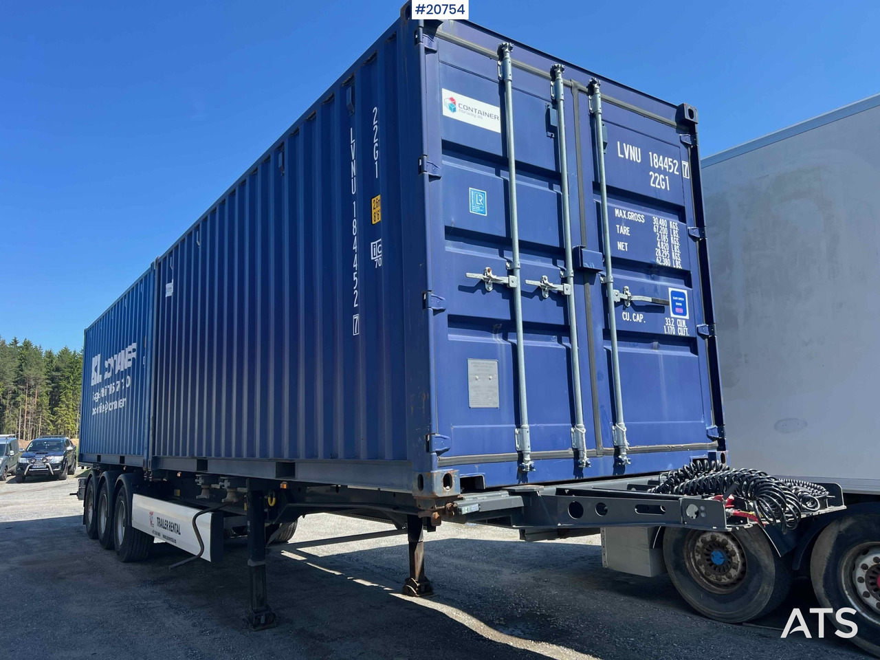 Krone containerhenger - Containertransporter/ Wissellaadbak oplegger: afbeelding 1 Krone containerhenger - Containertransporter/ Wissellaadbak oplegger: afbeelding 1