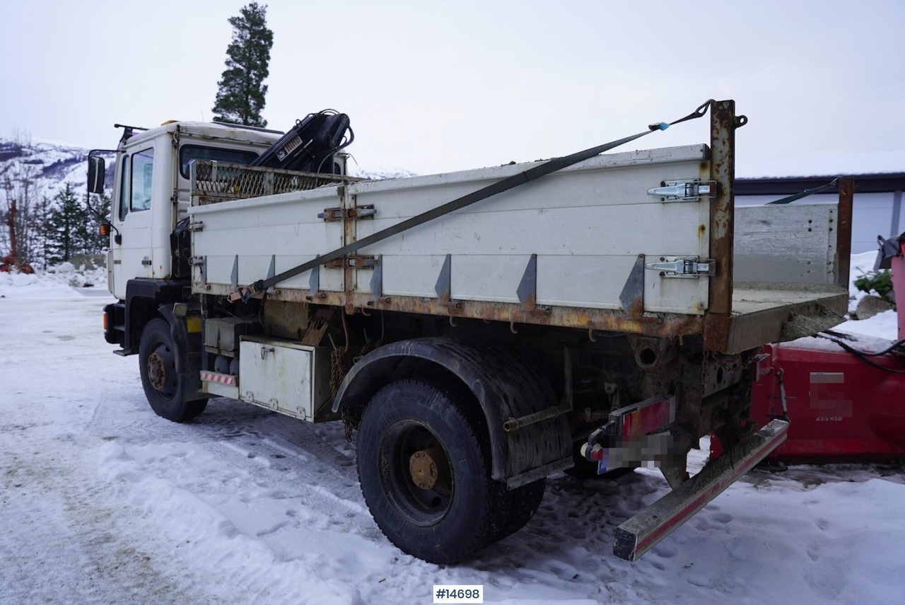 MAN 13.232 - Vrachtwagen met open laadbak, Kraanwagen: afbeelding 3 MAN 13.232 - Vrachtwagen met open laadbak, Kraanwagen: afbeelding 3