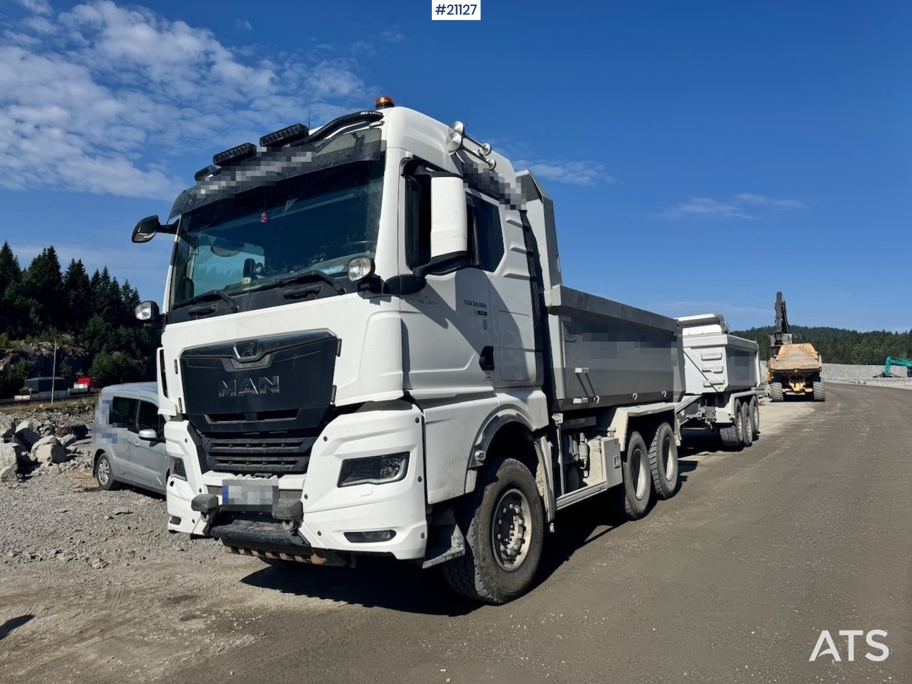 MAN 2021 MAN TGX 33.580 6x2 Asfaltbil m/ Dumperkasse og Balje. - Kipper vrachtwagen: afbeelding 1 MAN 2021 MAN TGX 33.580 6x2 Asfaltbil m/ Dumperkasse og Balje. - Kipper vrachtwagen: afbeelding 1