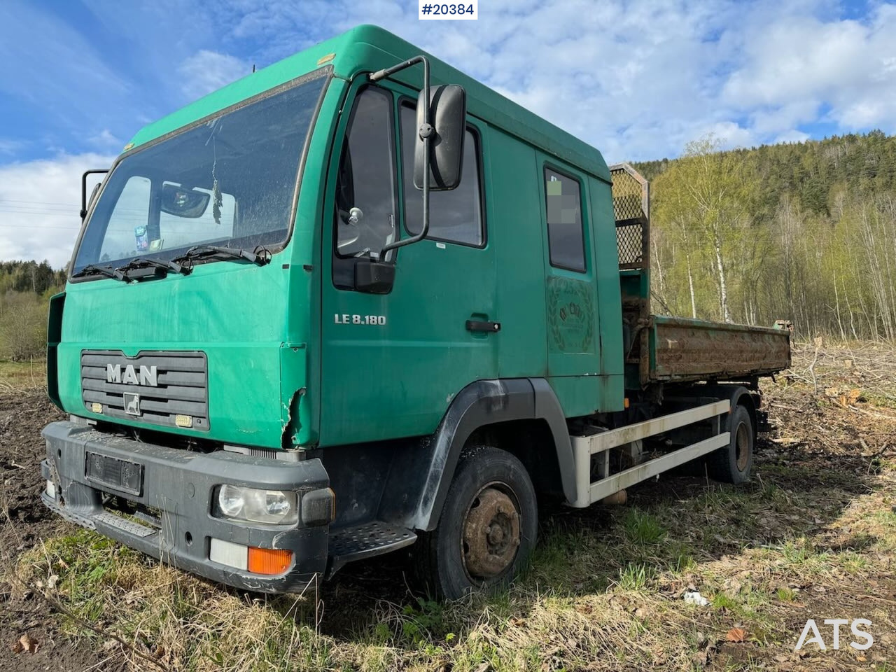 MAN LE8.180 - Vrachtwagen met open laadbak: afbeelding 2 MAN LE8.180 - Vrachtwagen met open laadbak: afbeelding 2
