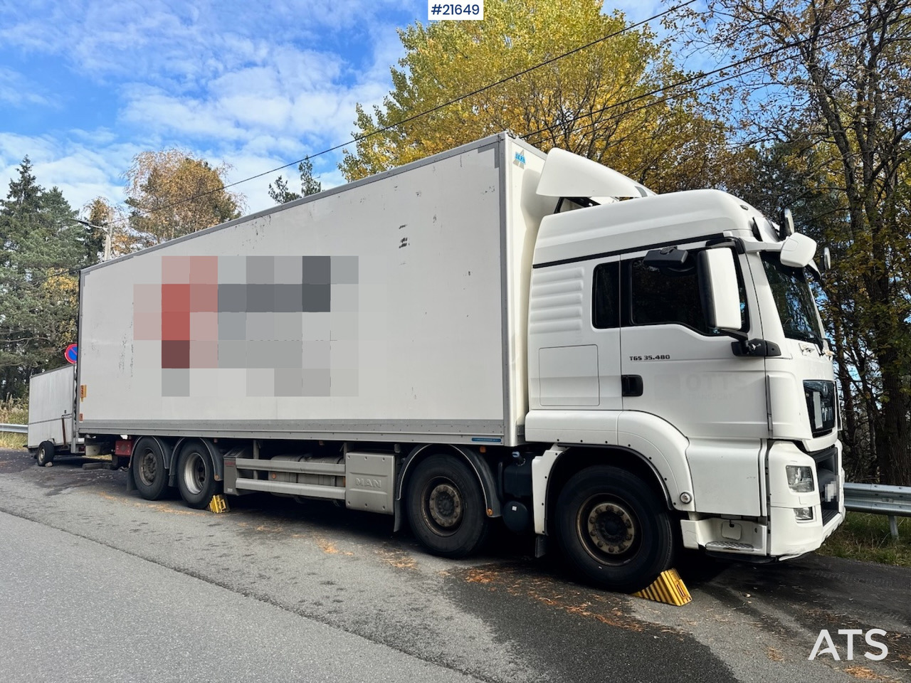 MAN MAN TGS 35.480 8x2 Skapbil m/ Full sideåpning. - Bakwagen: afbeelding 4 MAN MAN TGS 35.480 8x2 Skapbil m/ Full sideåpning. - Bakwagen: afbeelding 4