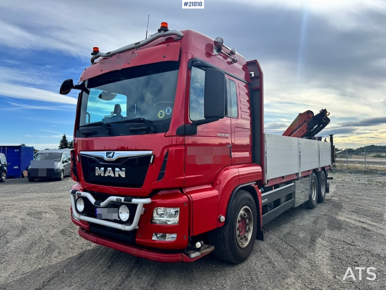 MAN TGS 26.500 6x4 Kranbil m/ 19 t/m Bakmontert kran. SE VIDEO - Kraanwagen: afbeelding 1 MAN TGS 26.500 6x4 Kranbil m/ 19 t/m Bakmontert kran. SE VIDEO - Kraanwagen: afbeelding 1