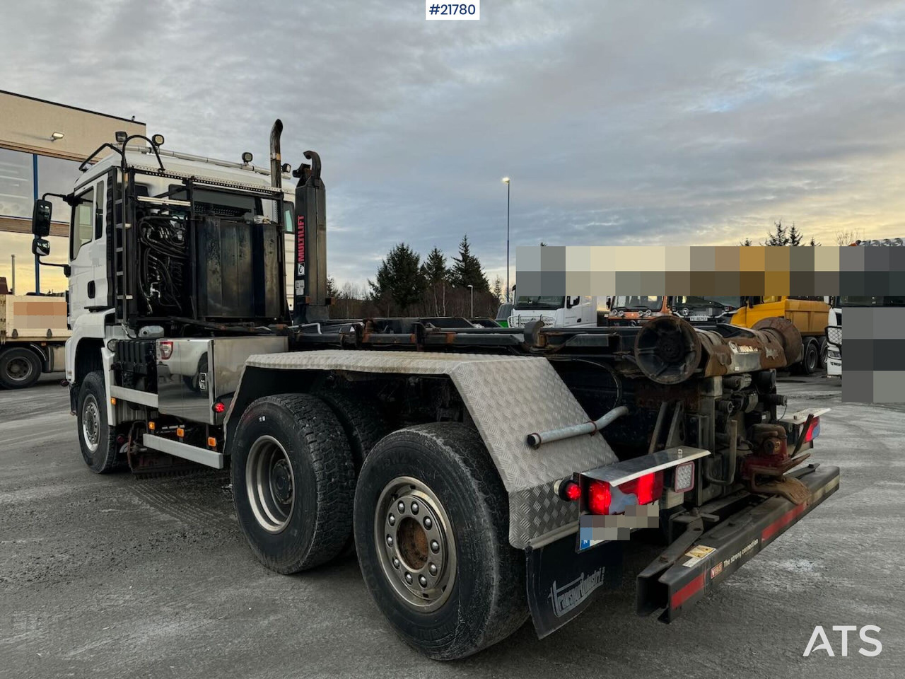 MAN TGS 28.480 6x4 brøyterigget Krokbil m/ underliggende skjær og kranhydraulikk. - Haakarmsysteem vrachtwagen: afbeelding 4 MAN TGS 28.480 6x4 brøyterigget Krokbil m/ underliggende skjær og kranhydraulikk. - Haakarmsysteem vrachtwagen: afbeelding 4