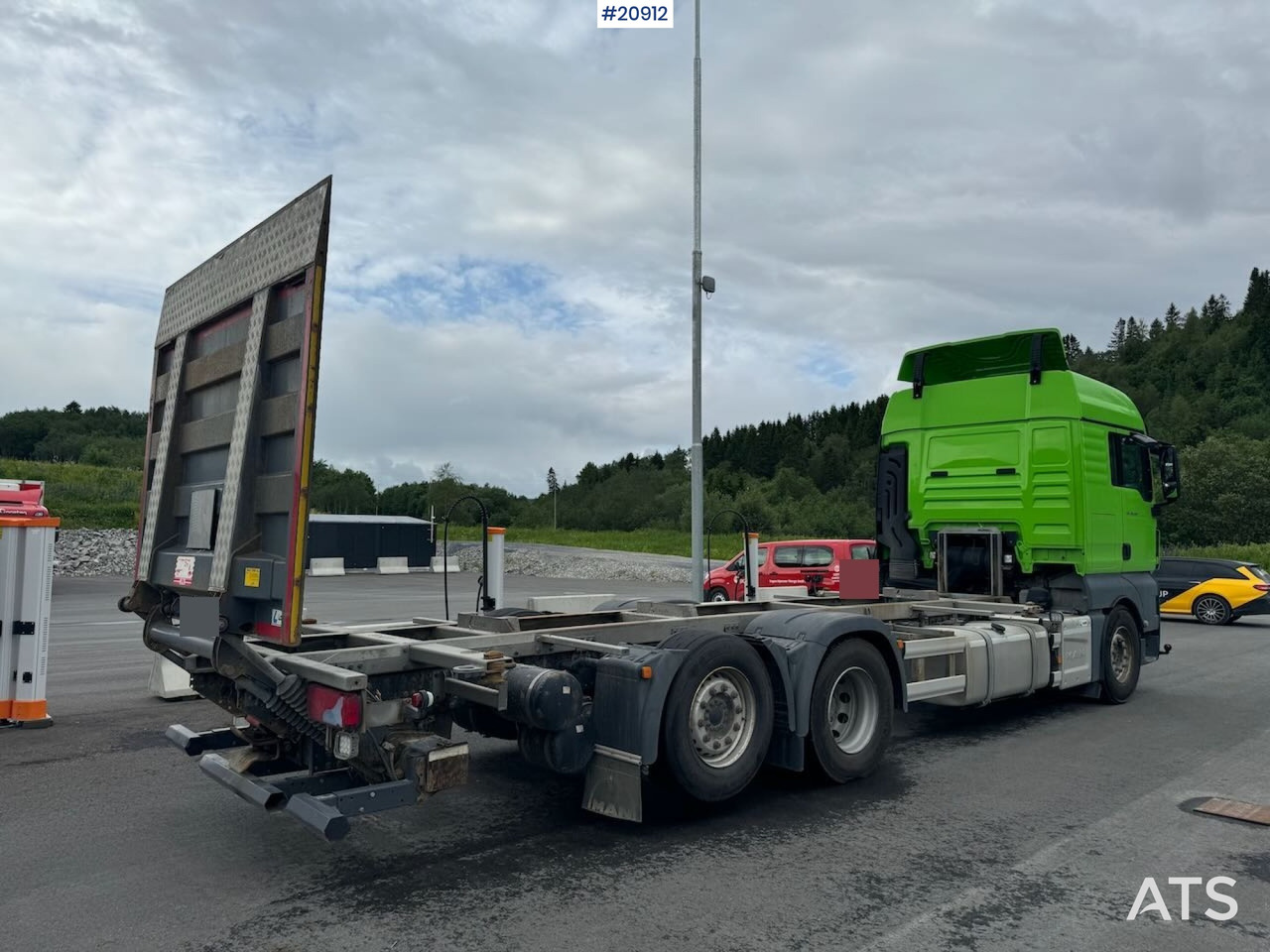 Containertransporter/ Wissellaadbak vrachtwagen MAN TGX 26.500: afbeelding 6