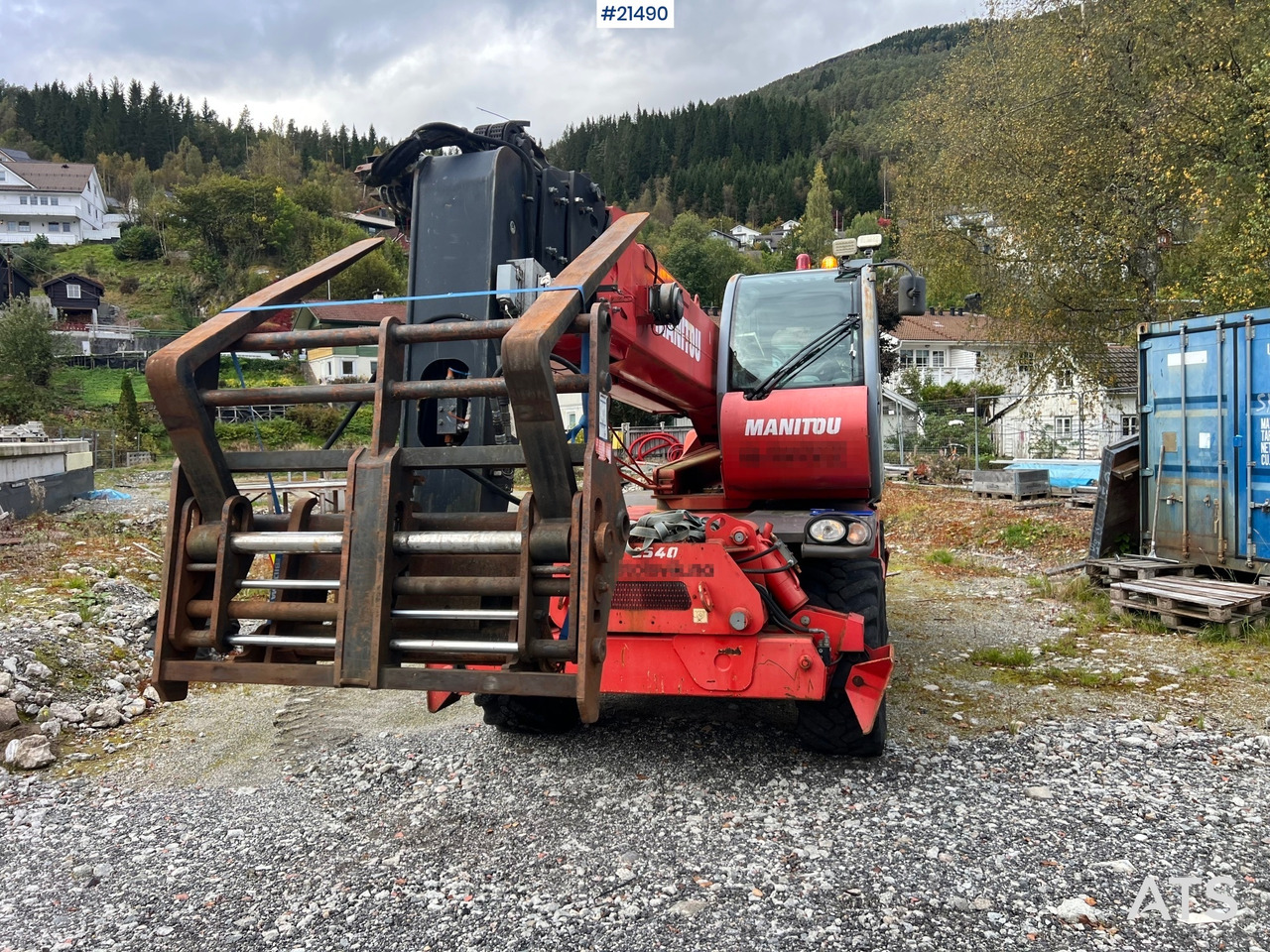 Manitou MRT2540 m/ radiostyring, mannskapskorg, 2 sett pallegafler, jibb med vinsj (1.5 tonn) - Verreiker: afbeelding 2 Manitou MRT2540 m/ radiostyring, mannskapskorg, 2 sett pallegafler, jibb med vinsj (1.5 tonn) - Verreiker: afbeelding 2