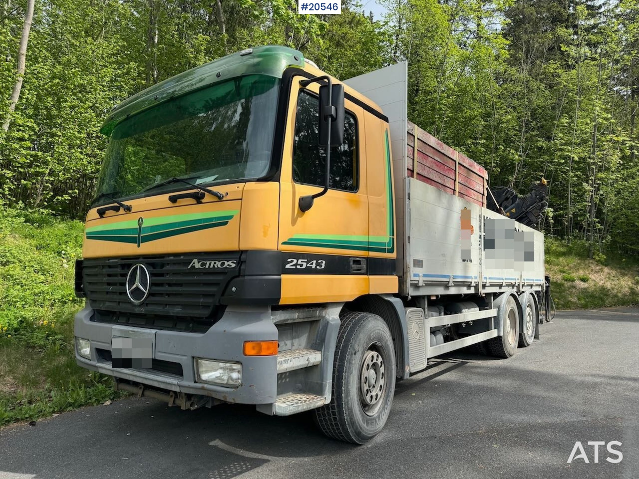 Mercedes Actros 2543 - Vrachtwagen met open laadbak: afbeelding 1 Mercedes Actros 2543 - Vrachtwagen met open laadbak: afbeelding 1
