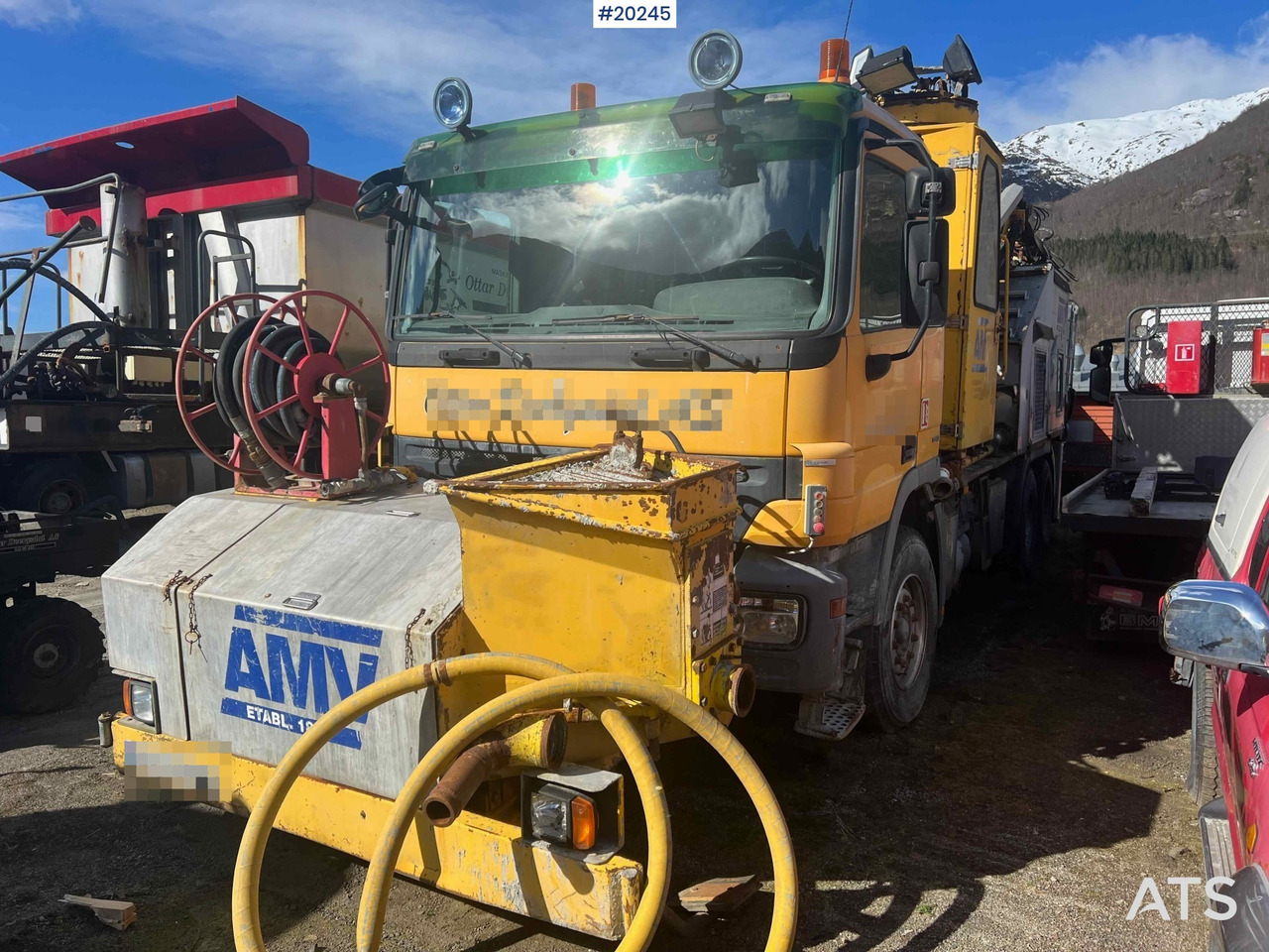 Mercedes Actros 2641 6x4 M/ 2008 AMV 7450 Betong sprøyterigg påbygg - Betonpomp: afbeelding 4 Mercedes Actros 2641 6x4 M/ 2008 AMV 7450 Betong sprøyterigg påbygg - Betonpomp: afbeelding 4