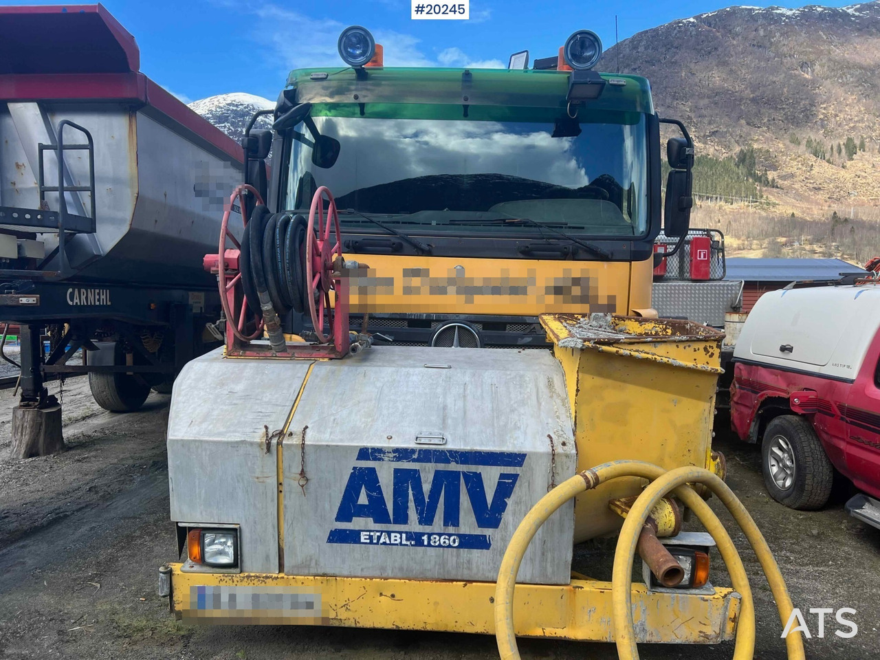 Mercedes Actros 2641 6x4 M/ 2008 AMV 7450 Betong sprøyterigg påbygg - Betonpomp: afbeelding 2 Mercedes Actros 2641 6x4 M/ 2008 AMV 7450 Betong sprøyterigg påbygg - Betonpomp: afbeelding 2