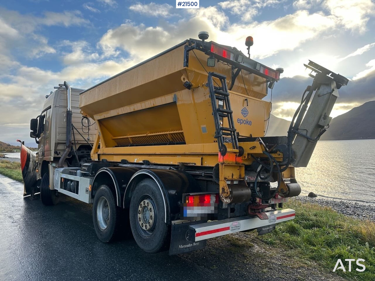 Mercedes Actros 2848 4x4+2 brøyterigget krokbil - Haakarmsysteem vrachtwagen: afbeelding 3 Mercedes Actros 2848 4x4+2 brøyterigget krokbil - Haakarmsysteem vrachtwagen: afbeelding 3