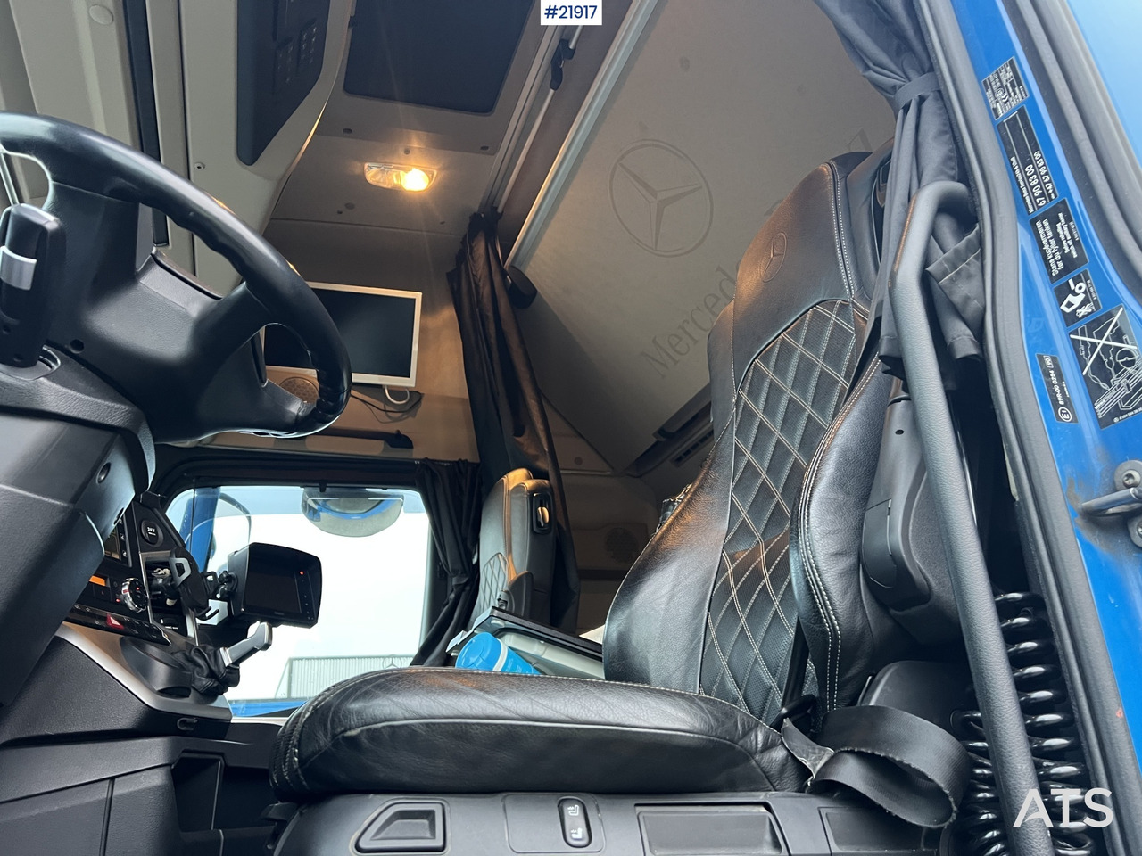 Vrachtwagen met open laadbak Mercedes-Benz Actros 6x2 planbil m/ 2012 konar 2 akslet plankjerre: afbeelding 20