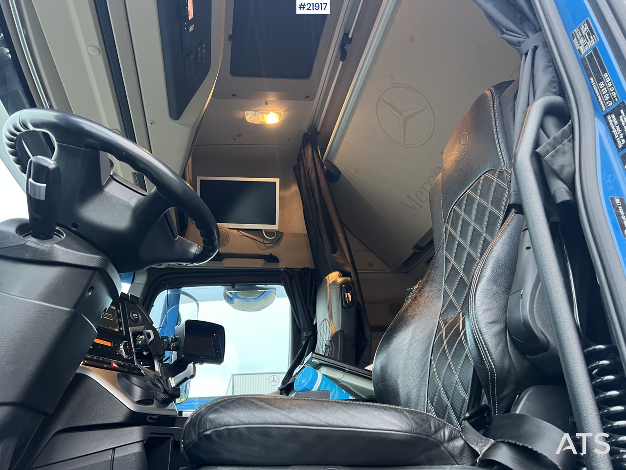 Vrachtwagen met open laadbak Mercedes-Benz Actros 6x2 planbil m/ 2012 konar 2 akslet plankjerre: afbeelding 21