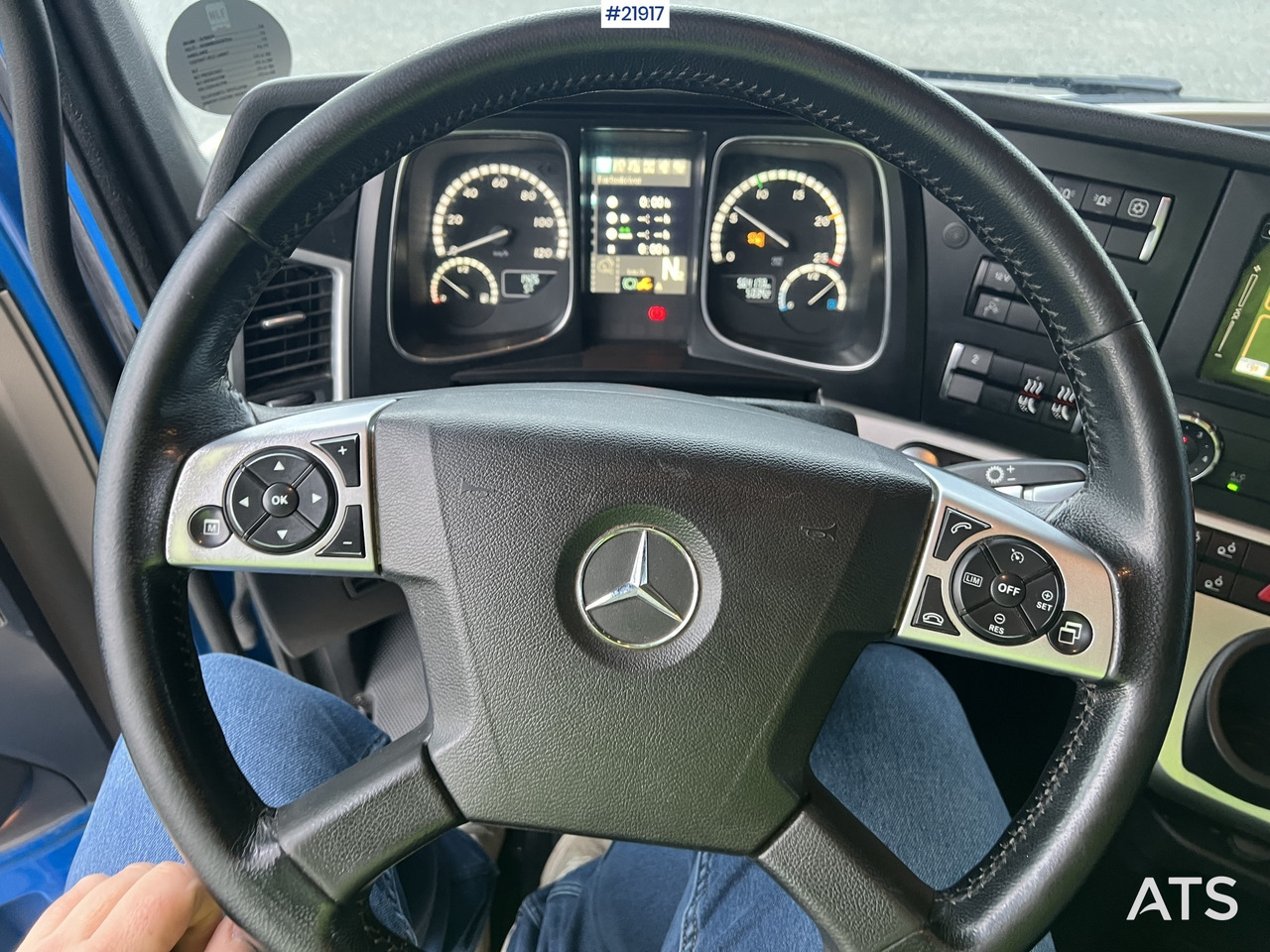 Vrachtwagen met open laadbak Mercedes-Benz Actros 6x2 planbil m/ 2012 konar 2 akslet plankjerre: afbeelding 25