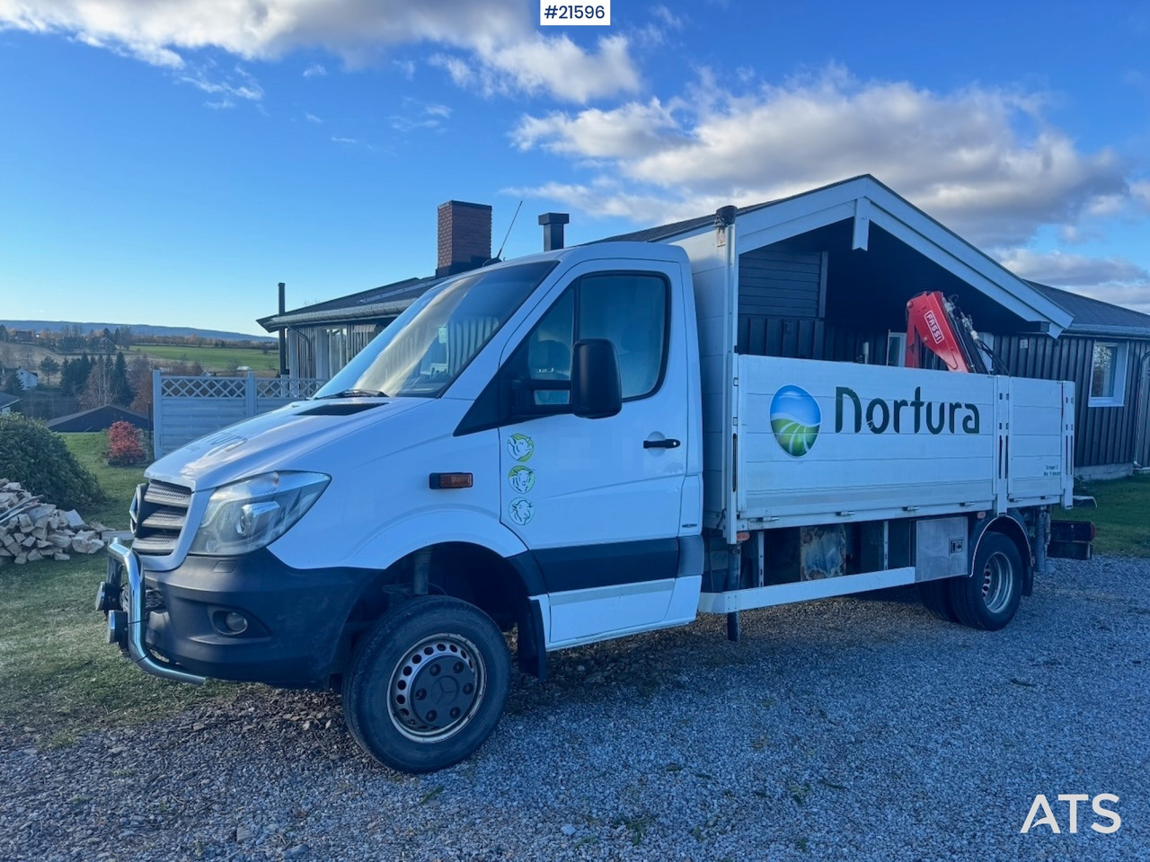 Mercedes-Benz Sprinter 519 4x4 nødslaktbil med vinsj og bakmontert Fassi kran - Gesloten bestelwagen: afbeelding 2 Mercedes-Benz Sprinter 519 4x4 nødslaktbil med vinsj og bakmontert Fassi kran - Gesloten bestelwagen: afbeelding 2