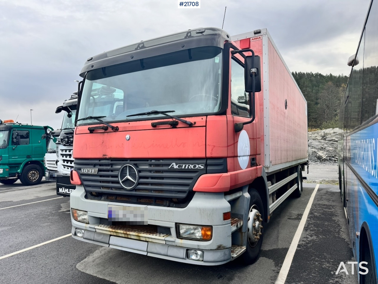 Mercedes Mercedes Actros 1831 4x2 Skapbil. Eu-godkjent og 282 000 km! - Bakwagen: afbeelding 1 Mercedes Mercedes Actros 1831 4x2 Skapbil. Eu-godkjent og 282 000 km! - Bakwagen: afbeelding 1