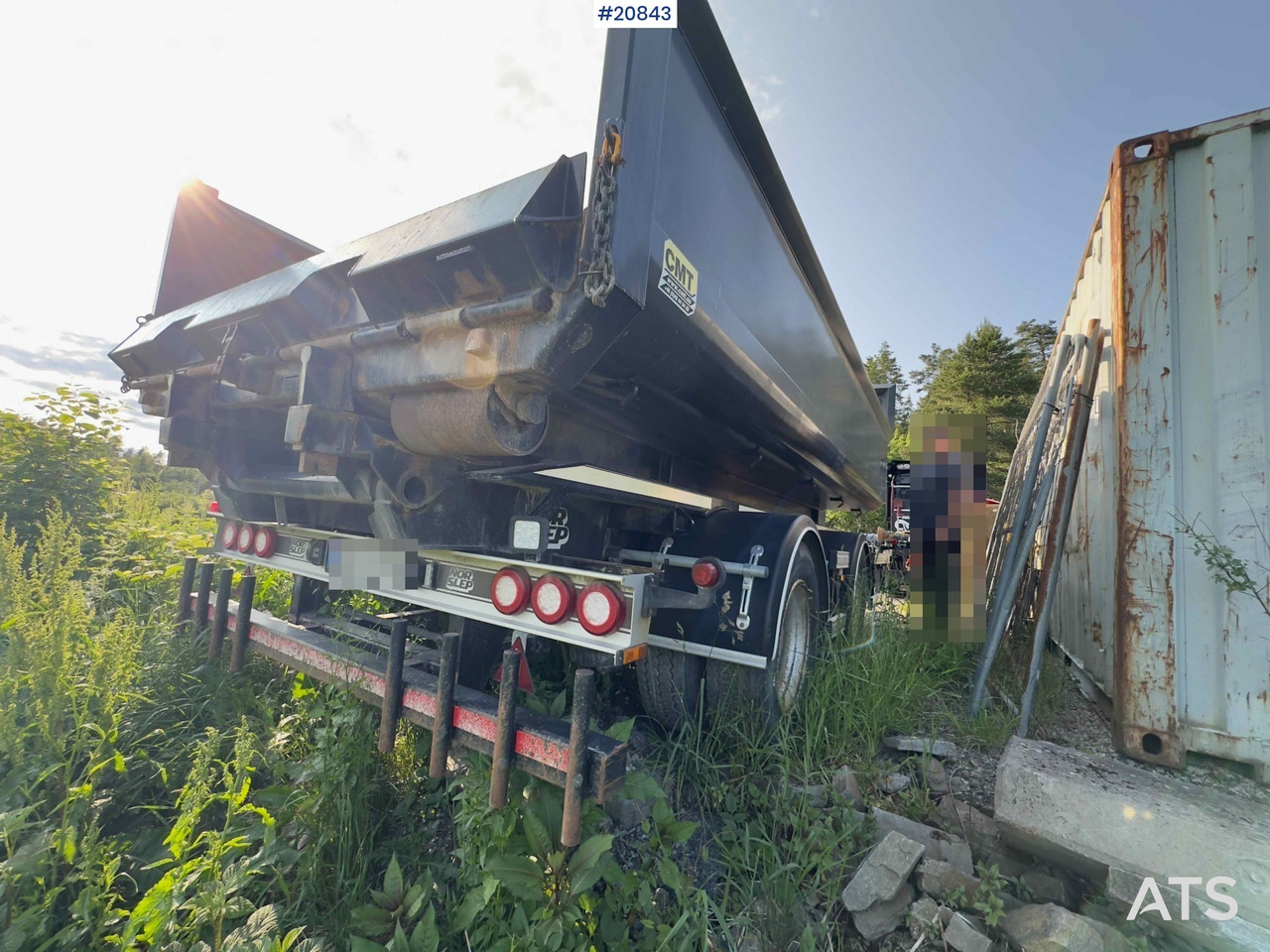 Haakarm/ Portaalarm aanhanger NOR SLEP 2 akslet krokhenger med tipp: afbeelding 14