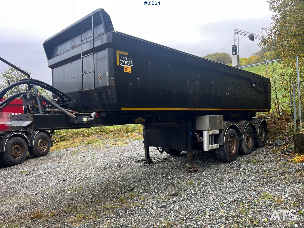 NOR SLEP 3 akslet tippsemi rep.Objekt - Kipper aanhangwagen: afbeelding 5 NOR SLEP 3 akslet tippsemi rep.Objekt - Kipper aanhangwagen: afbeelding 5