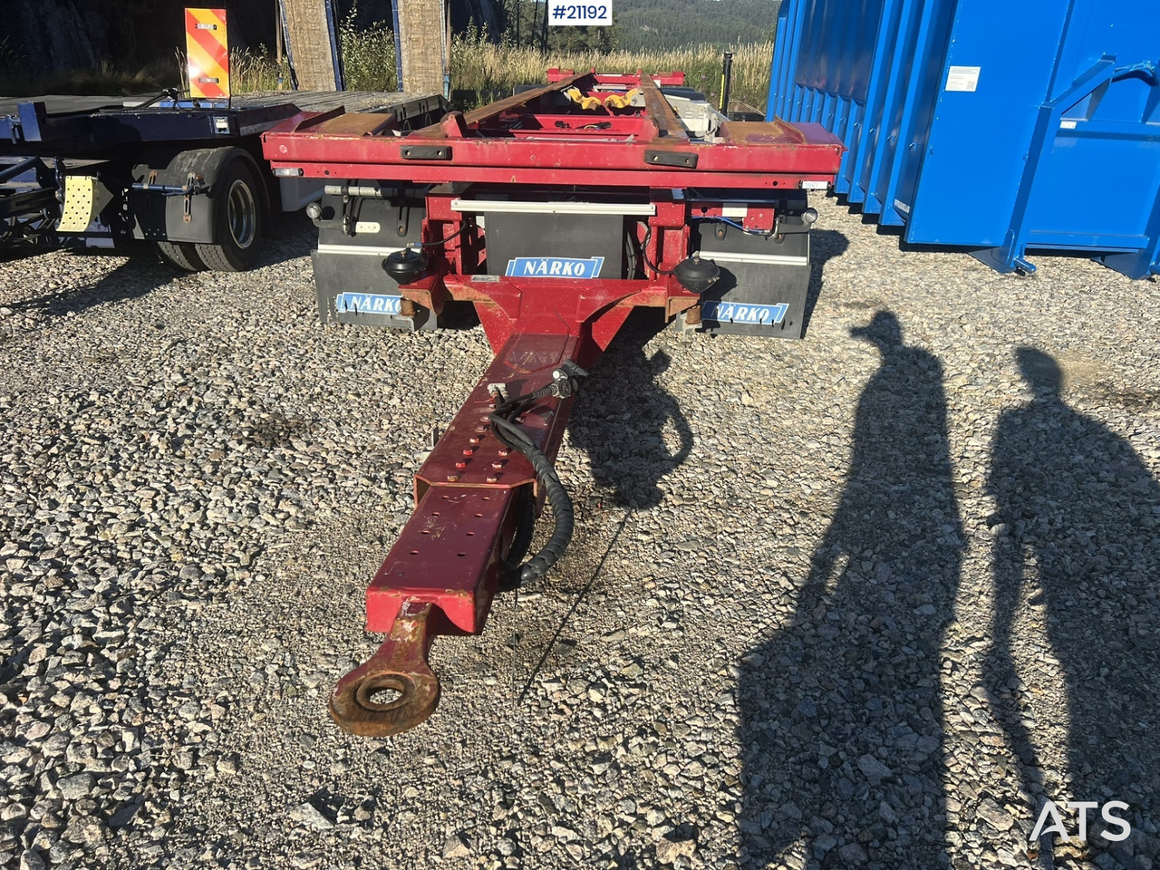 Narko 4 akslet container henger - Haakarm/ Portaalarm aanhanger: afbeelding 4 Narko 4 akslet container henger - Haakarm/ Portaalarm aanhanger: afbeelding 4