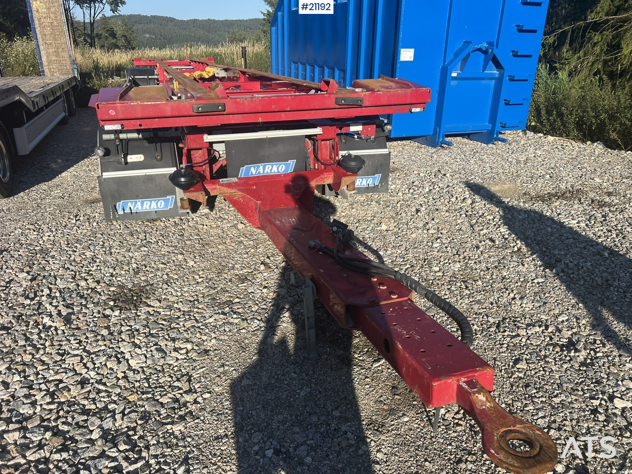 Narko 4 akslet container henger - Haakarm/ Portaalarm aanhanger: afbeelding 5 Narko 4 akslet container henger - Haakarm/ Portaalarm aanhanger: afbeelding 5