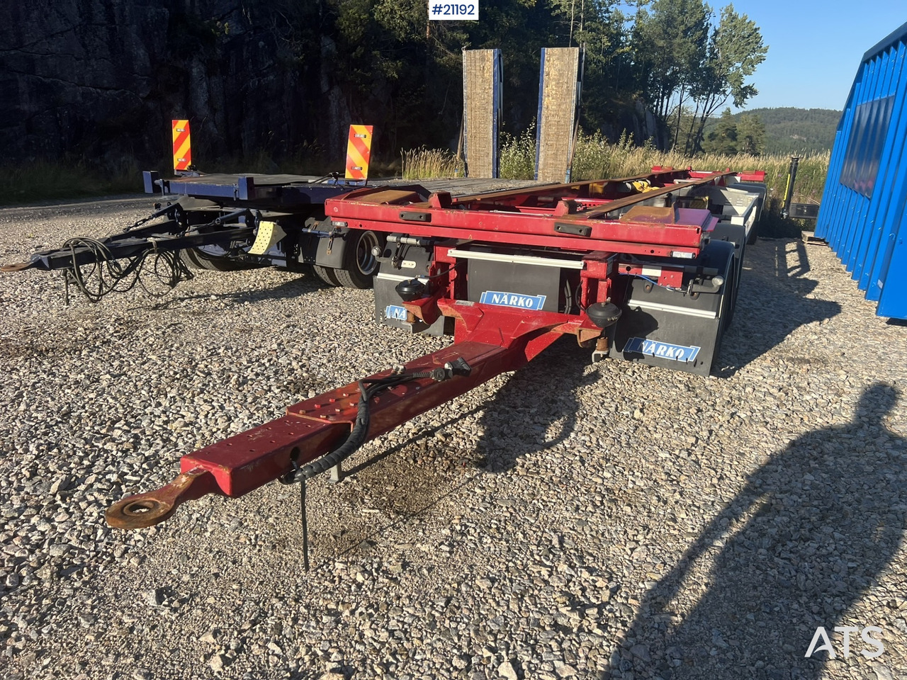 Narko 4 akslet container henger - Haakarm/ Portaalarm aanhanger: afbeelding 3 Narko 4 akslet container henger - Haakarm/ Portaalarm aanhanger: afbeelding 3