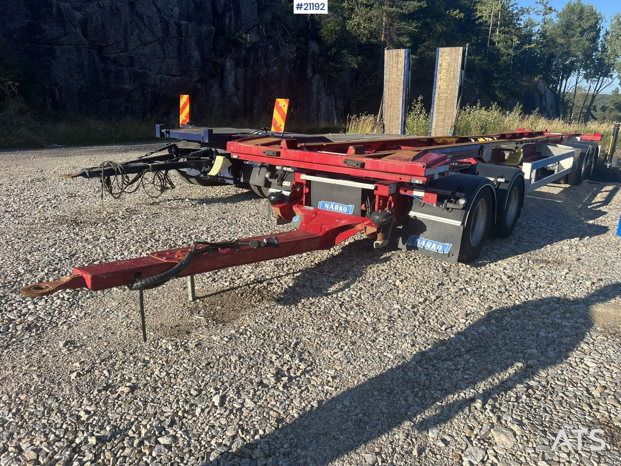 Narko Containerhenger - Chassis aanhangwagen: afbeelding 1 Narko Containerhenger - Chassis aanhangwagen: afbeelding 1