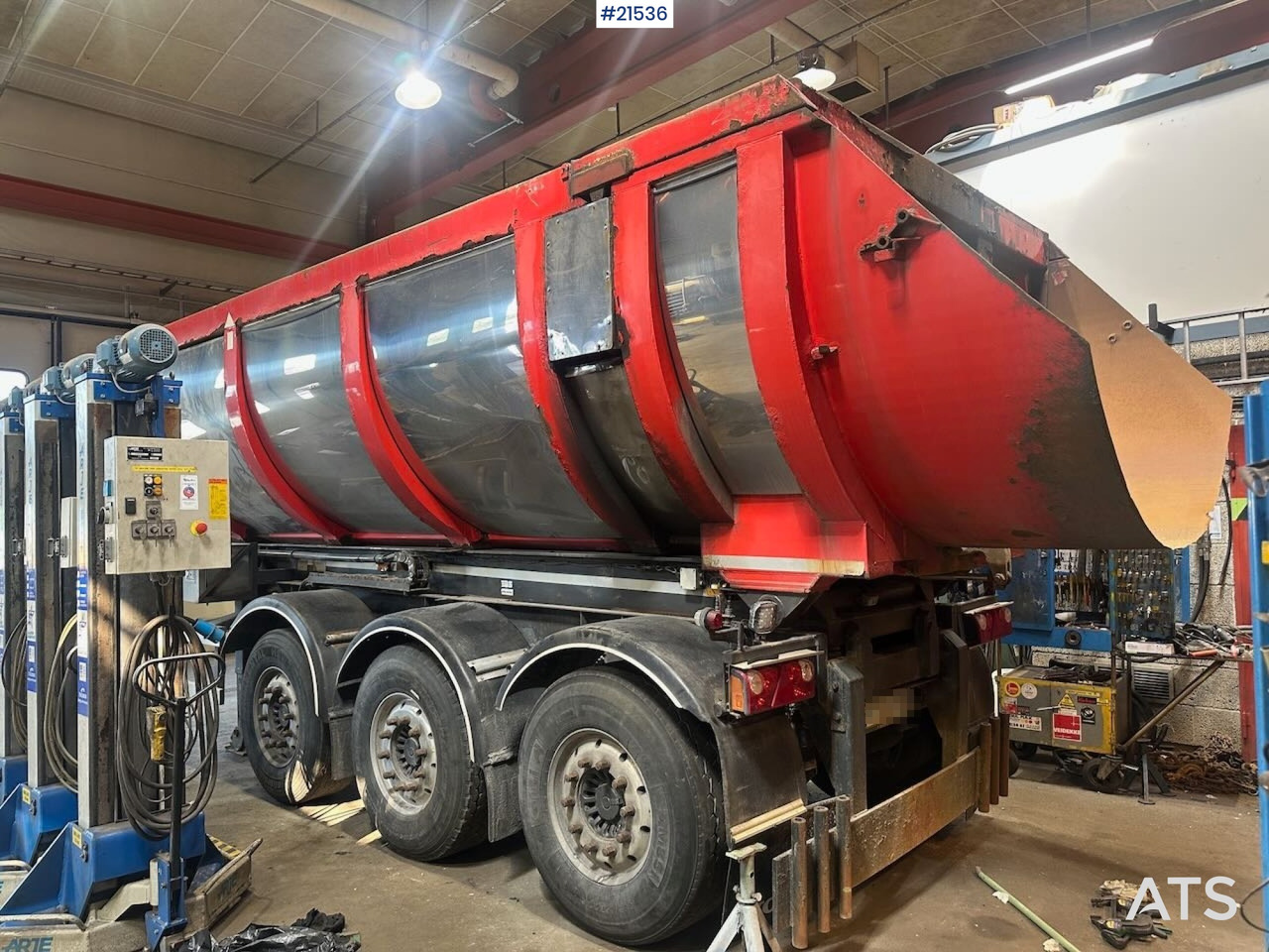 Nor-Slep SE-42 3 akslet tippsemi m/ kapellduk - Kipper oplegger: afbeelding 2 Nor-Slep SE-42 3 akslet tippsemi m/ kapellduk - Kipper oplegger: afbeelding 2