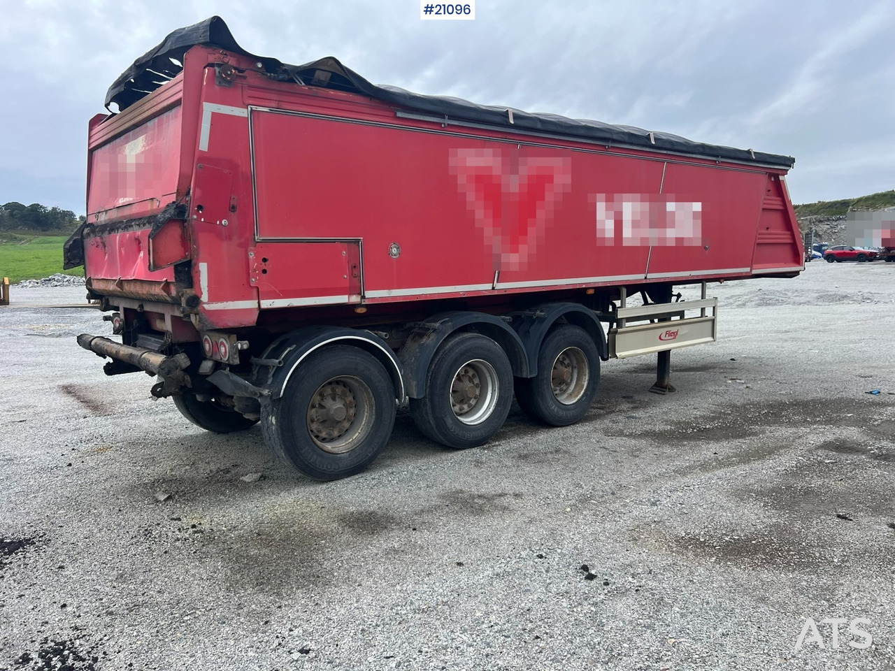 Fliegl Fahrzeugbau - Oplegger, Asfaltmachine: afbeelding 1 Fliegl Fahrzeugbau - Oplegger, Asfaltmachine: afbeelding 1