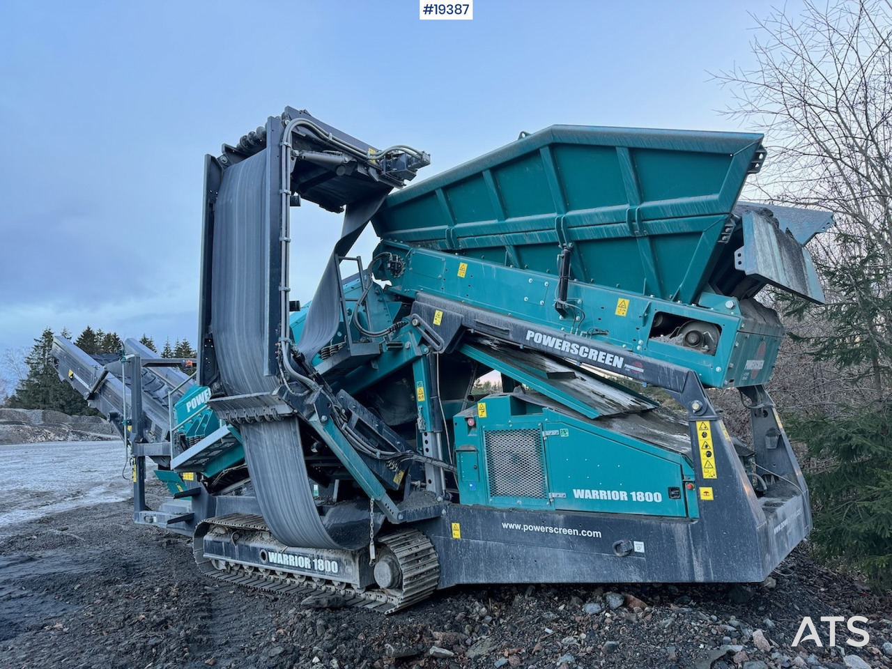 Powerscreen Warrior 1800 - Zeefinstallatie: afbeelding 2 Powerscreen Warrior 1800 - Zeefinstallatie: afbeelding 2