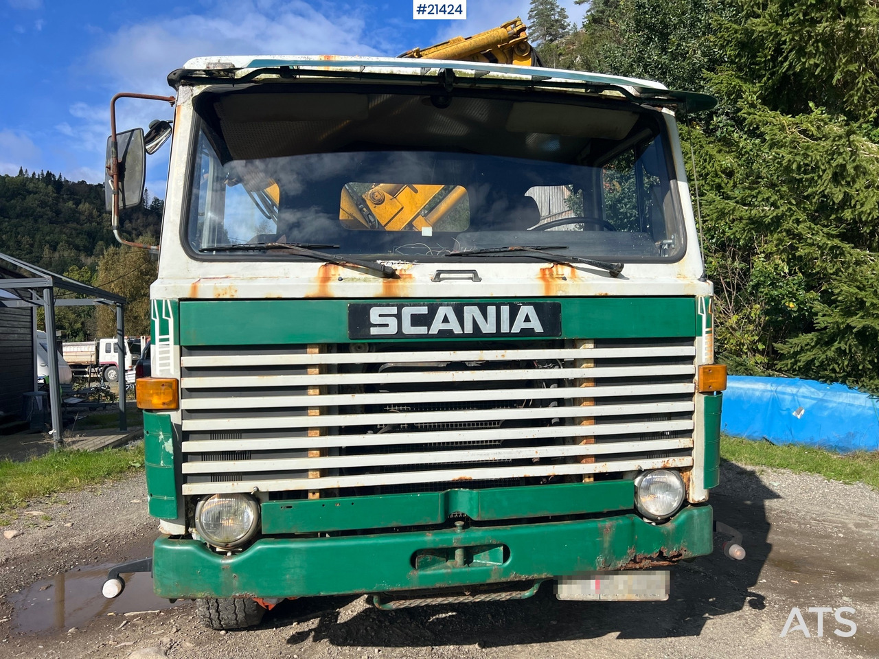 Scania LB 81 6x2 Kranbil m/ 10t/m kran og tipp Rep.Objekt - Kraanwagen: afbeelding 5 Scania LB 81 6x2 Kranbil m/ 10t/m kran og tipp Rep.Objekt - Kraanwagen: afbeelding 5