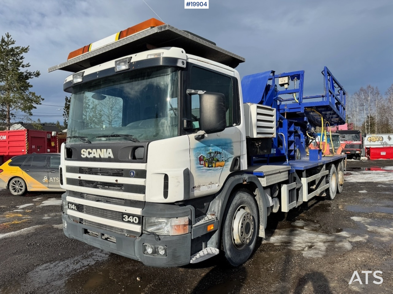 Scania P114 - Vrachtwagen hoogwerker: afbeelding 1 Scania P114 - Vrachtwagen hoogwerker: afbeelding 1