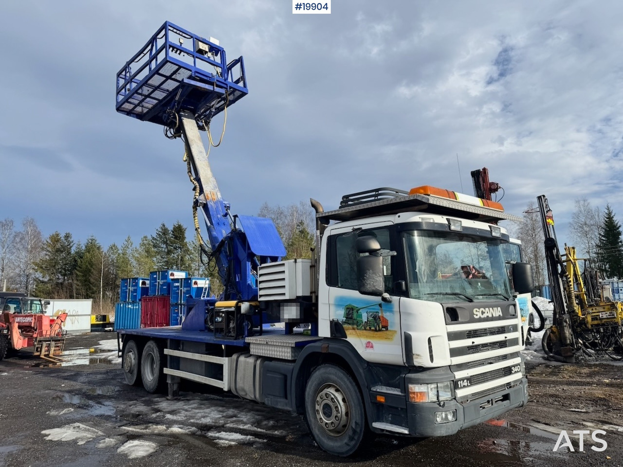 Vrachtwagen hoogwerker Scania P114: afbeelding 50 Vrachtwagen hoogwerker Scania P114: afbeelding 50