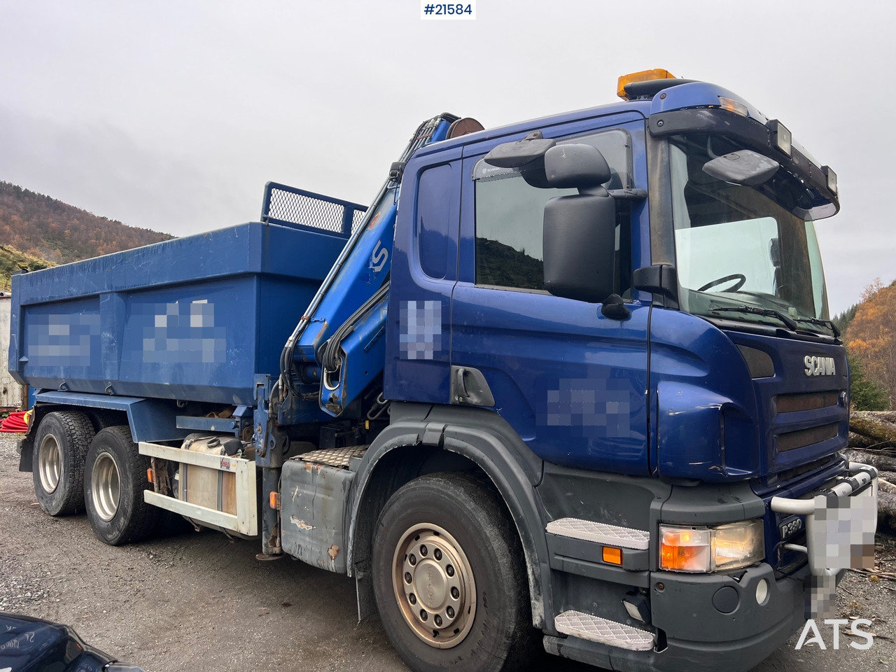 Scania P380 6x2 kranbil m/tipp, m/14t/ og m/Hiab kran - Kraanwagen: afbeelding 3 Scania P380 6x2 kranbil m/tipp, m/14t/ og m/Hiab kran - Kraanwagen: afbeelding 3
