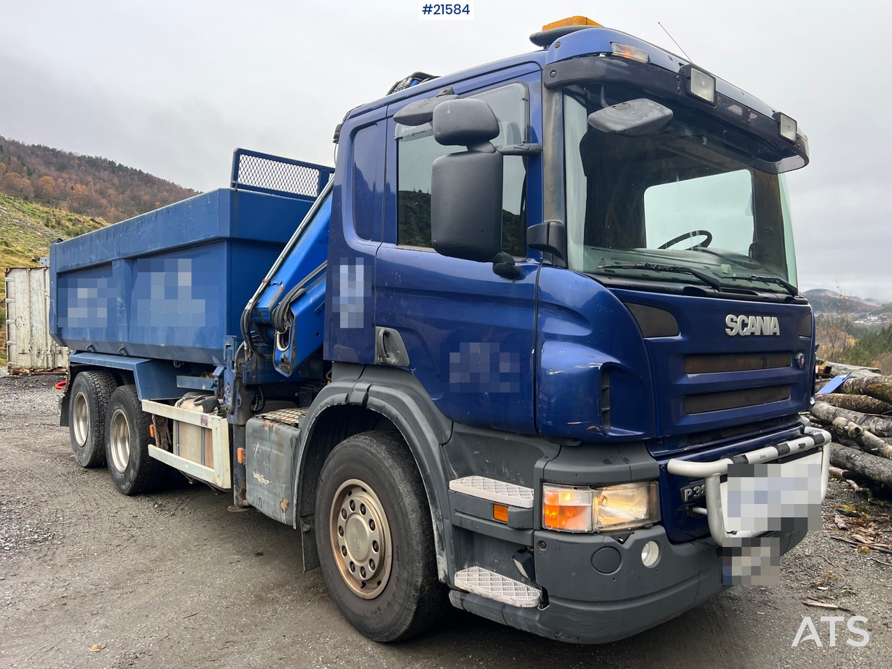 Scania P380 6x2 kranbil m/tipp, m/14t/ og m/Hiab kran - Kraanwagen: afbeelding 2 Scania P380 6x2 kranbil m/tipp, m/14t/ og m/Hiab kran - Kraanwagen: afbeelding 2