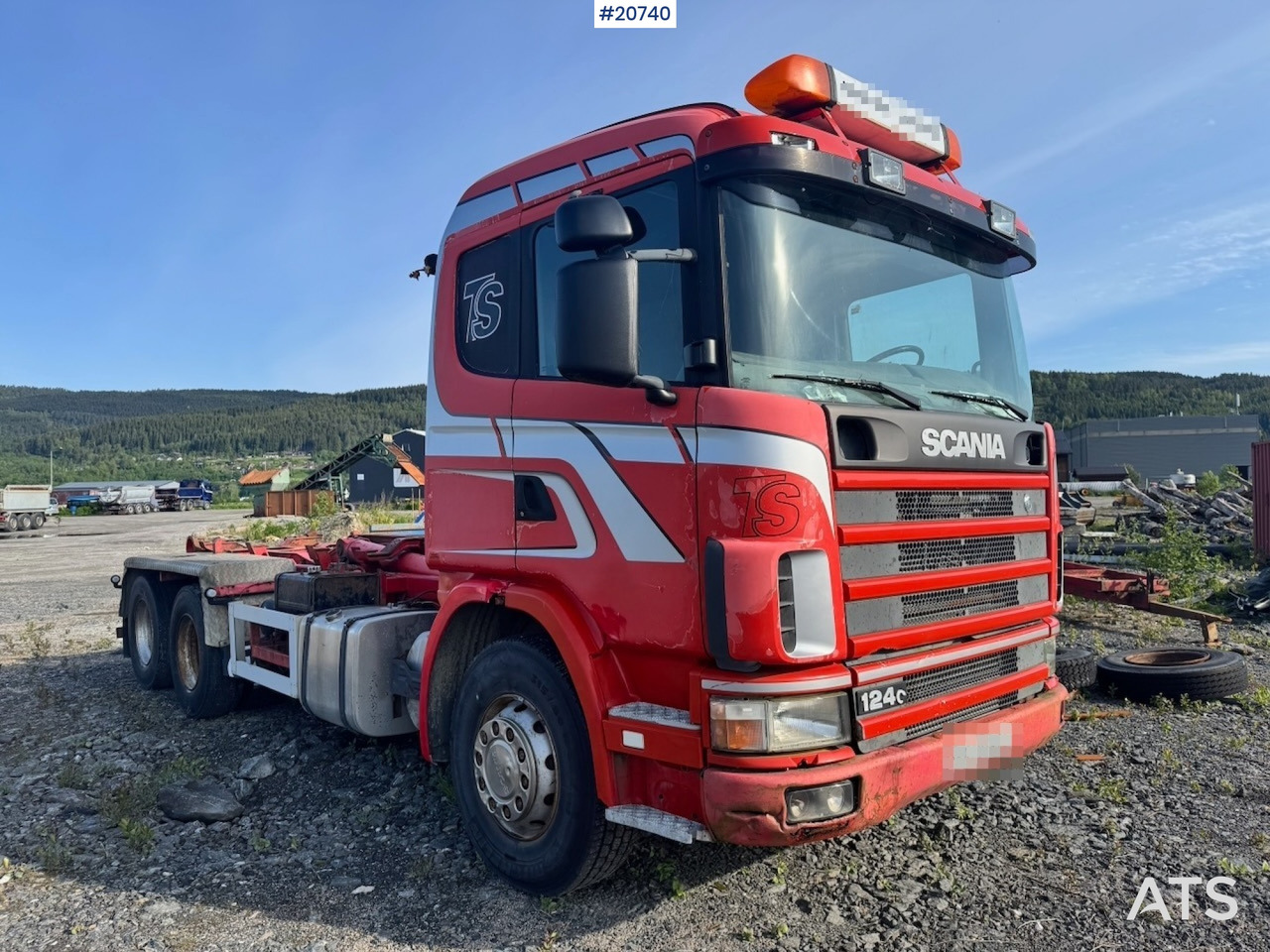 Scania R124 - Haakarmsysteem vrachtwagen: afbeelding 1 Scania R124 - Haakarmsysteem vrachtwagen: afbeelding 1