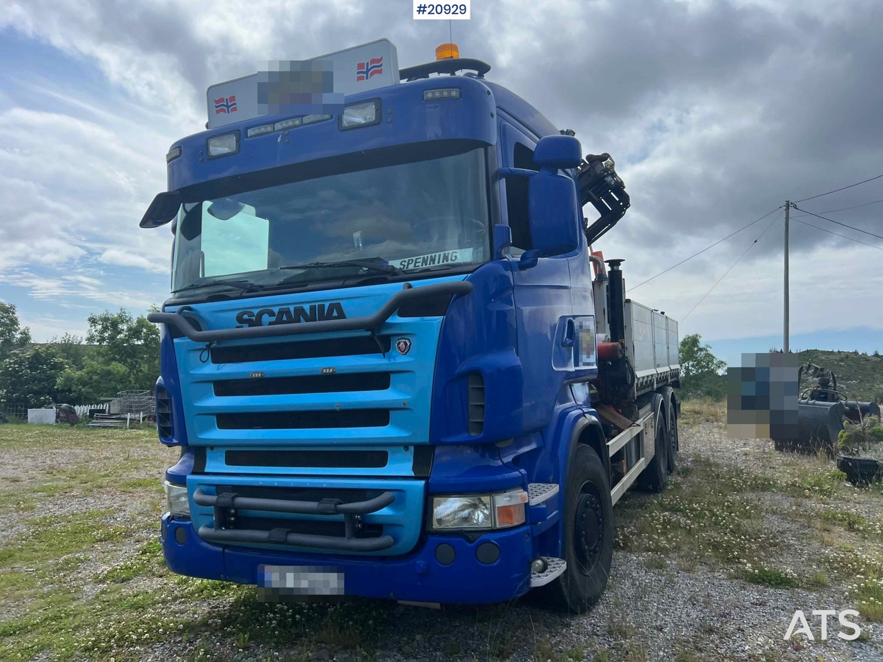 Scania R480 - Vrachtwagen met open laadbak, Kraanwagen: afbeelding 4 Scania R480 - Vrachtwagen met open laadbak, Kraanwagen: afbeelding 4