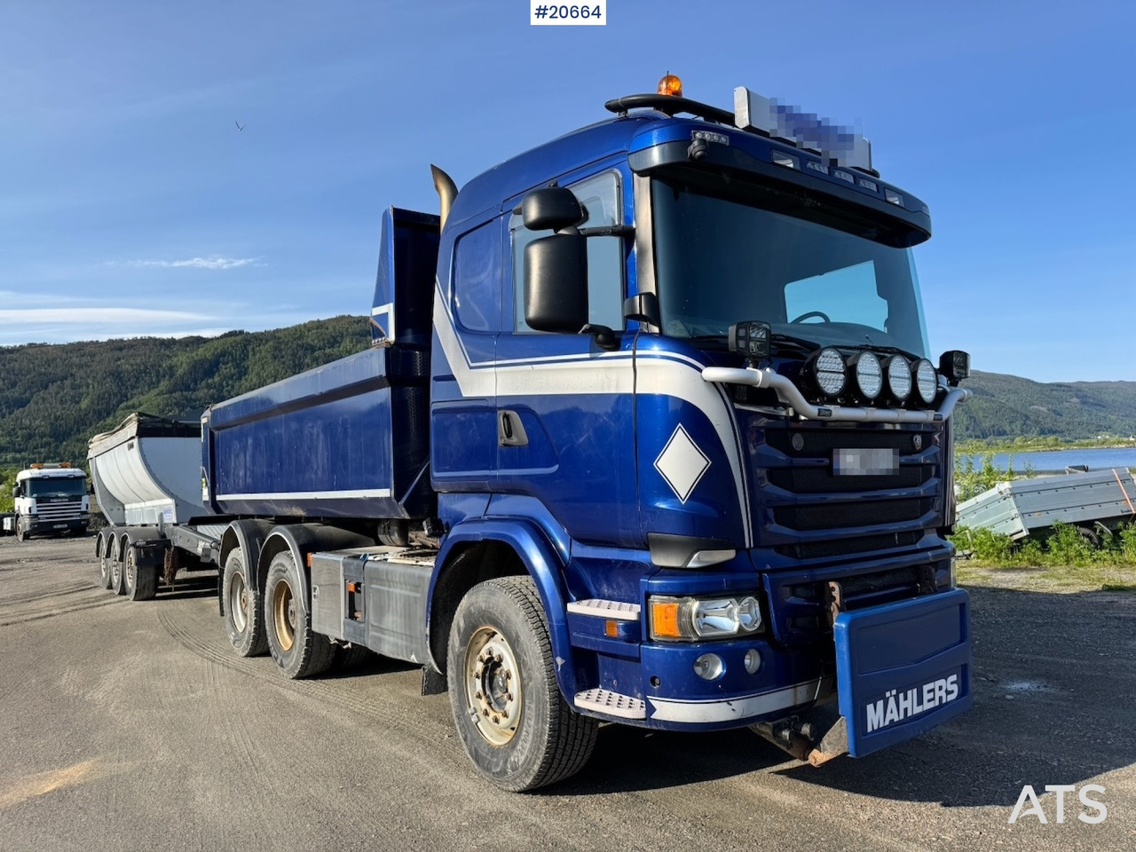 Scania R580 - Asfaltmachine: afbeelding 1 Scania R580 - Asfaltmachine: afbeelding 1