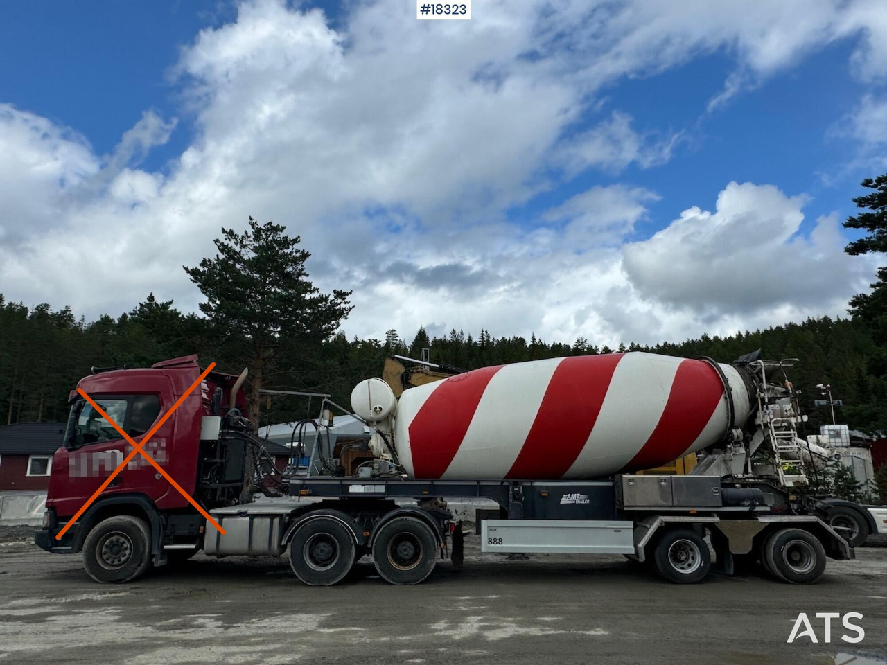 Scania R580 - Betonmixer: afbeelding 2 Scania R580 - Betonmixer: afbeelding 2