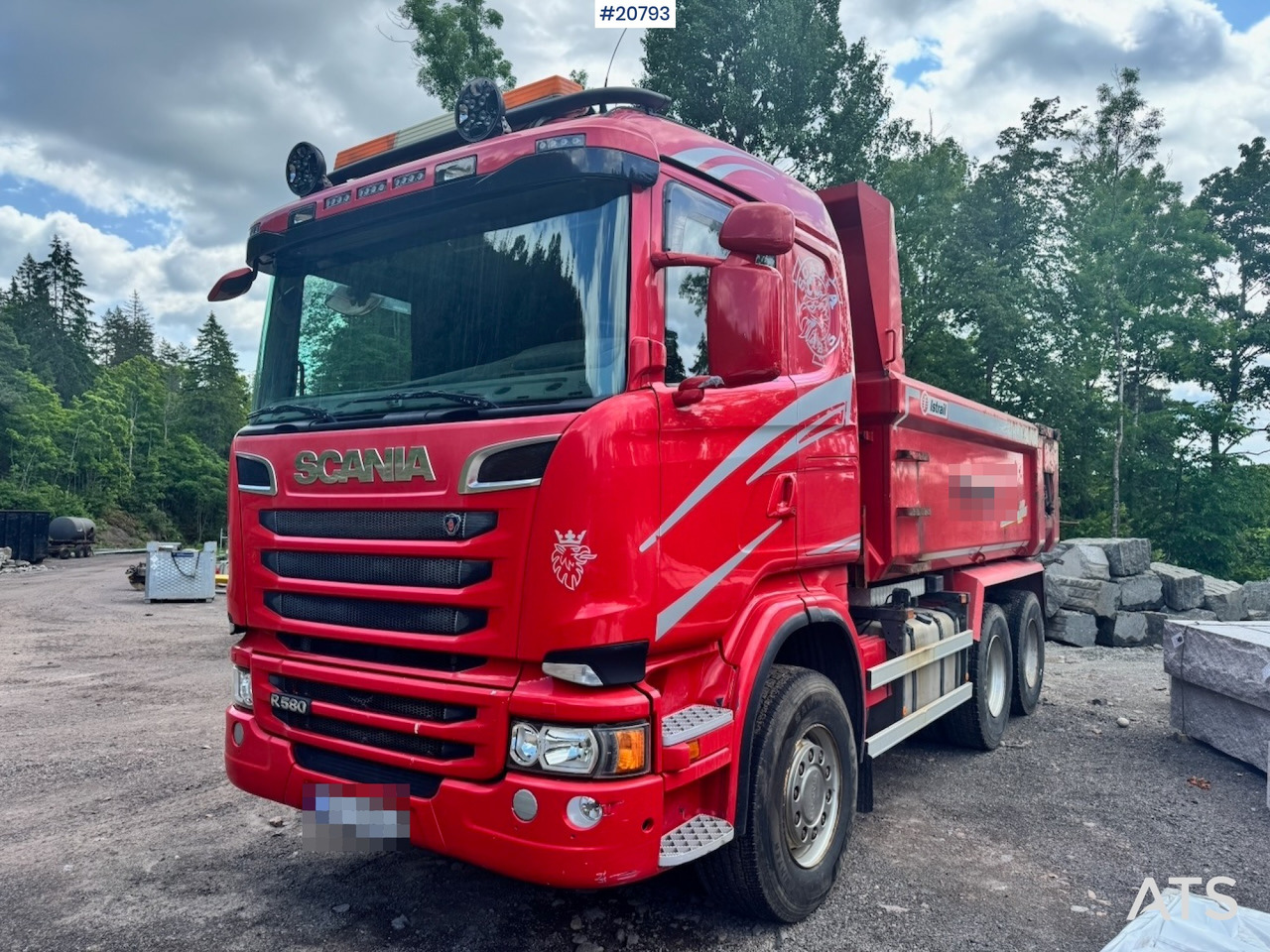Scania R580 - Kipper vrachtwagen: afbeelding 1 Scania R580 - Kipper vrachtwagen: afbeelding 1