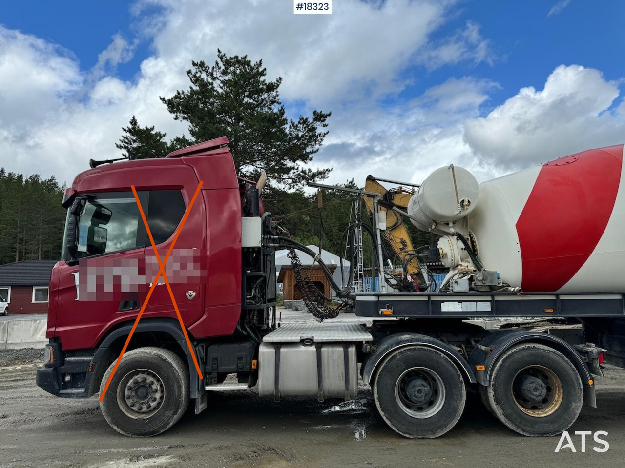 Scania R580 - Betonmixer: afbeelding 3 Scania R580 - Betonmixer: afbeelding 3