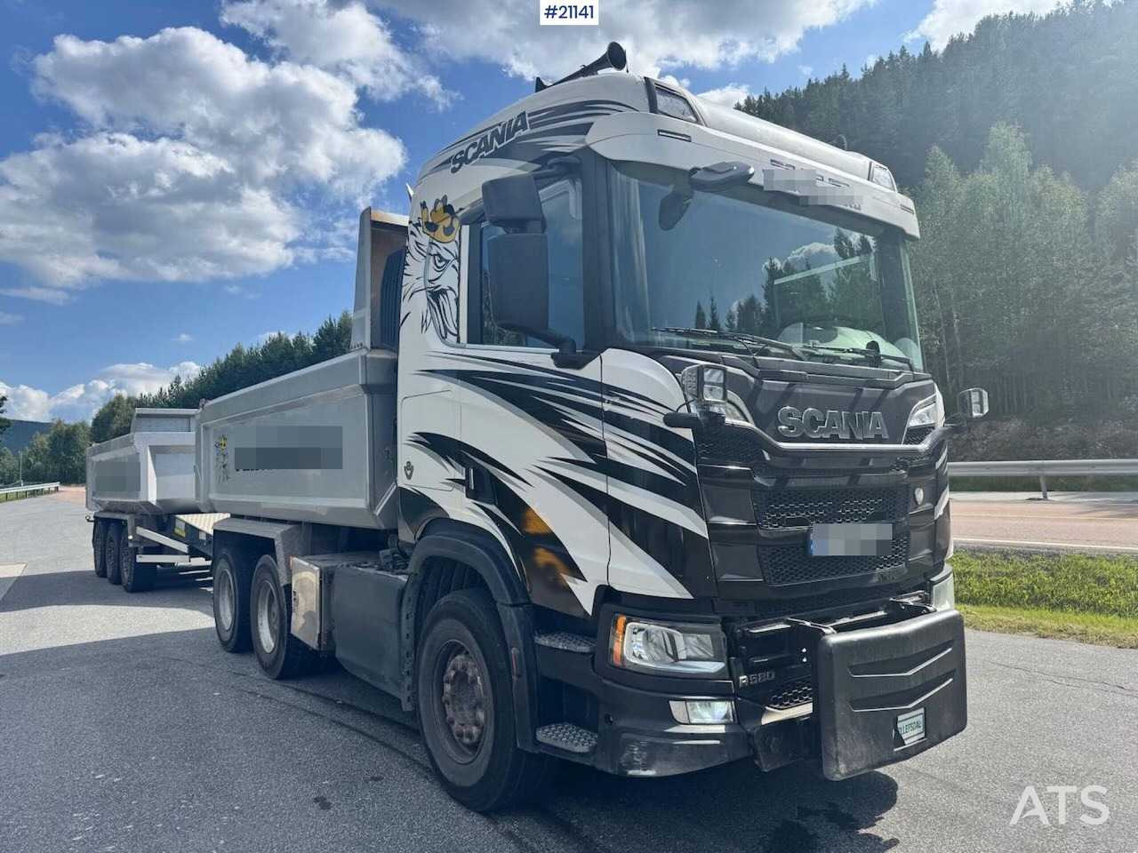 Scania R580 - Kipper vrachtwagen: afbeelding 4 Scania R580 - Kipper vrachtwagen: afbeelding 4