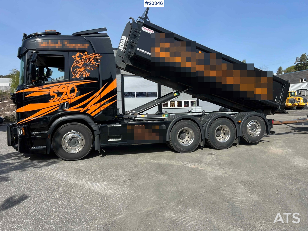 Haakarmsysteem vrachtwagen Scania R590: afbeelding 7