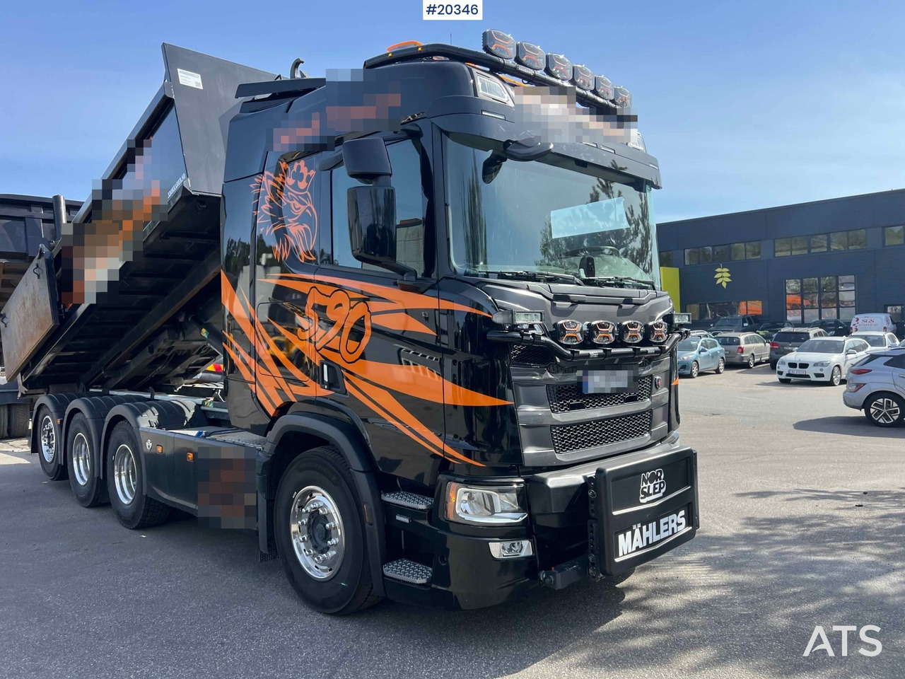 Haakarmsysteem vrachtwagen Scania R590: afbeelding 21