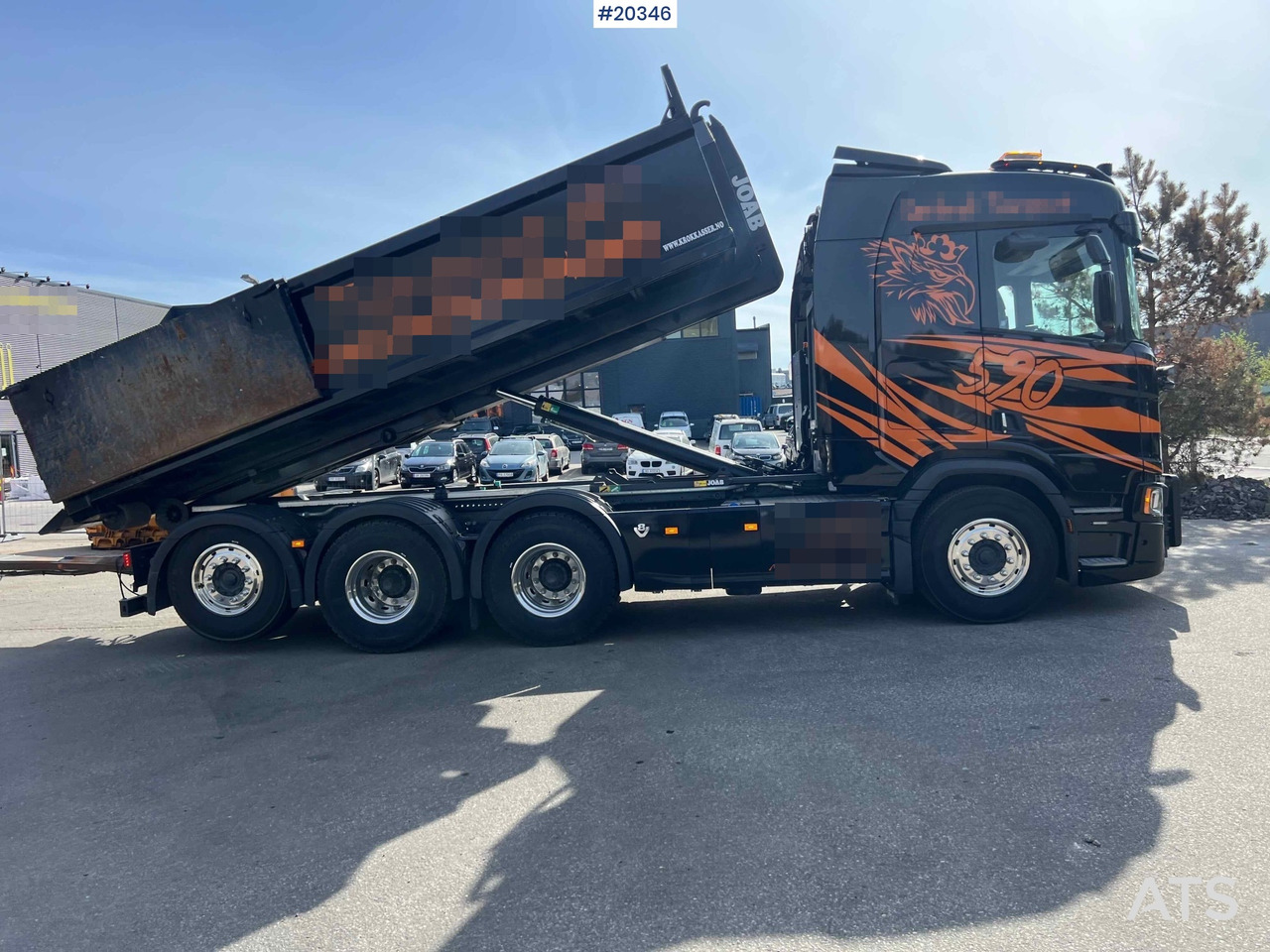 Haakarmsysteem vrachtwagen Scania R590: afbeelding 27