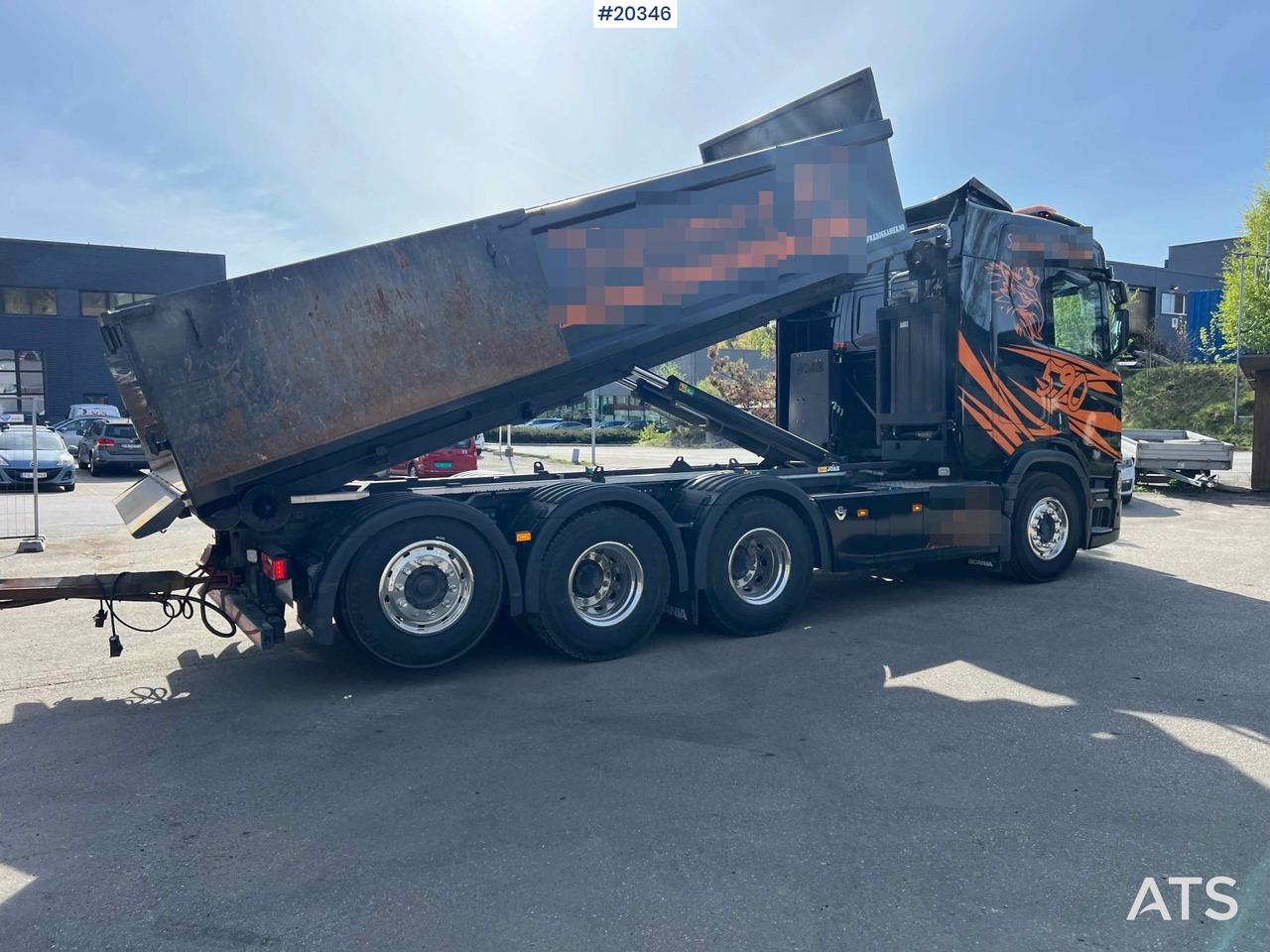 Haakarmsysteem vrachtwagen Scania R590: afbeelding 33