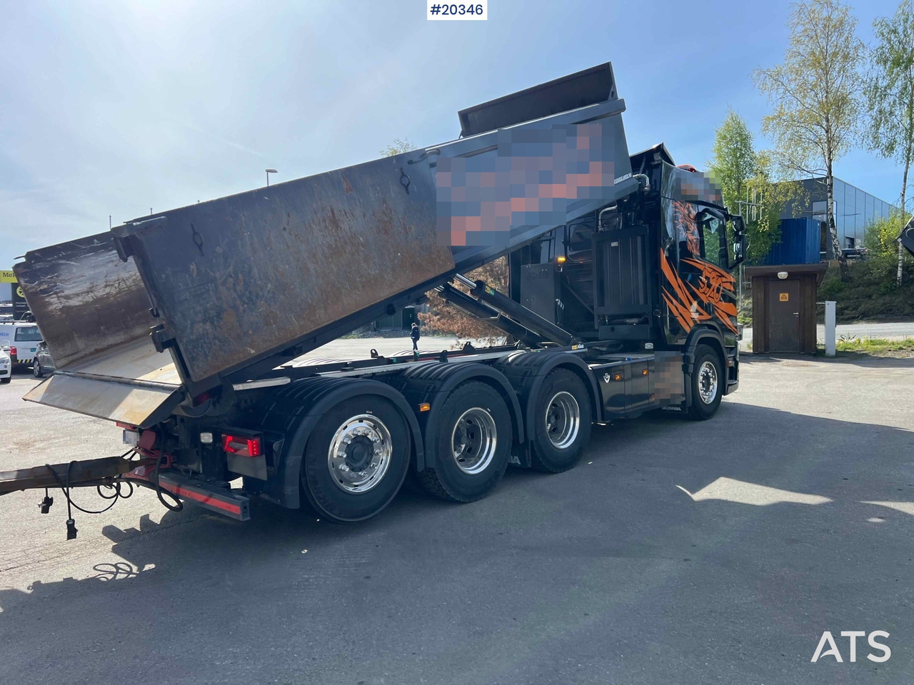 Haakarmsysteem vrachtwagen Scania R590: afbeelding 35