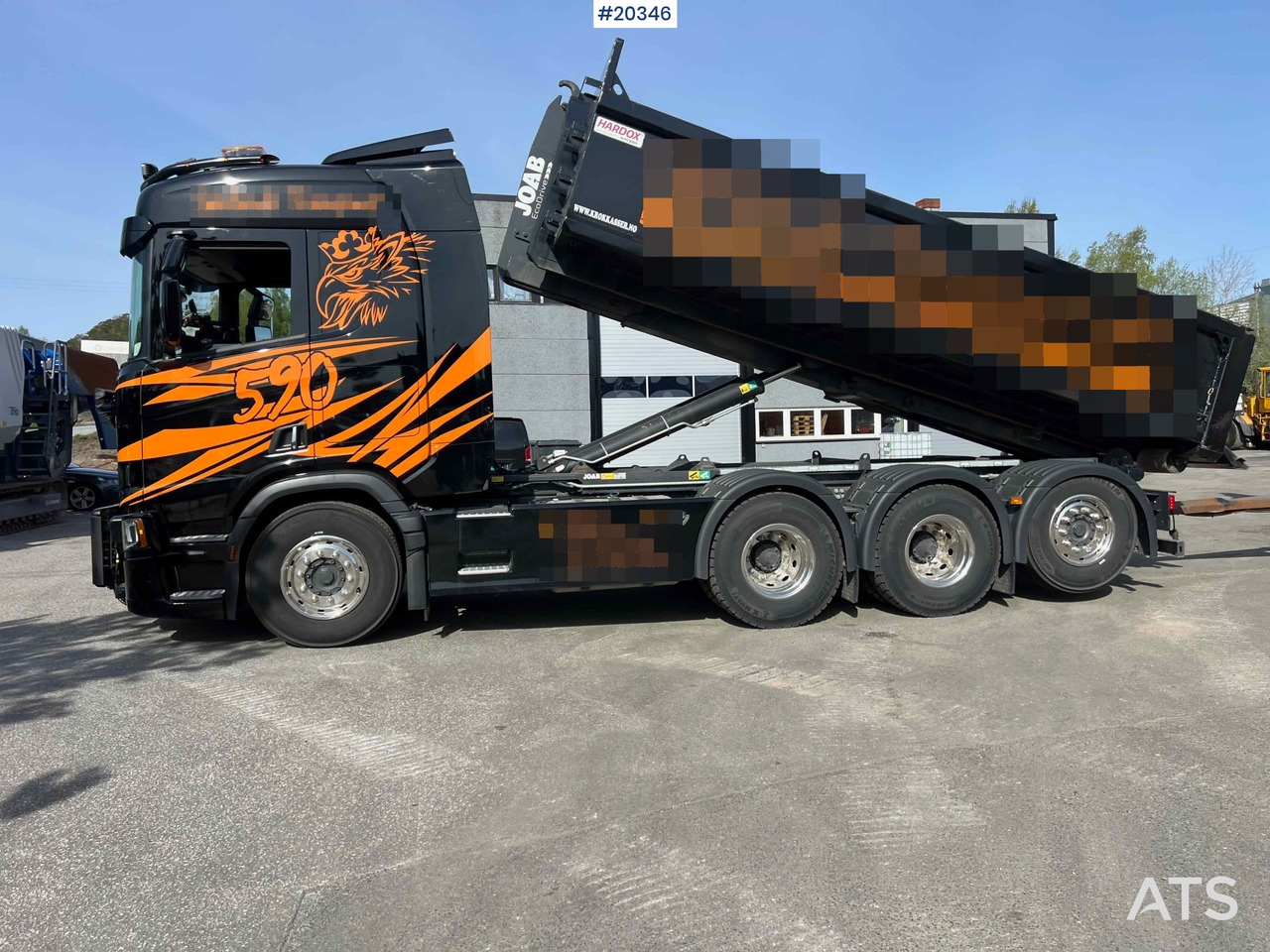 Haakarmsysteem vrachtwagen Scania R590: afbeelding 6