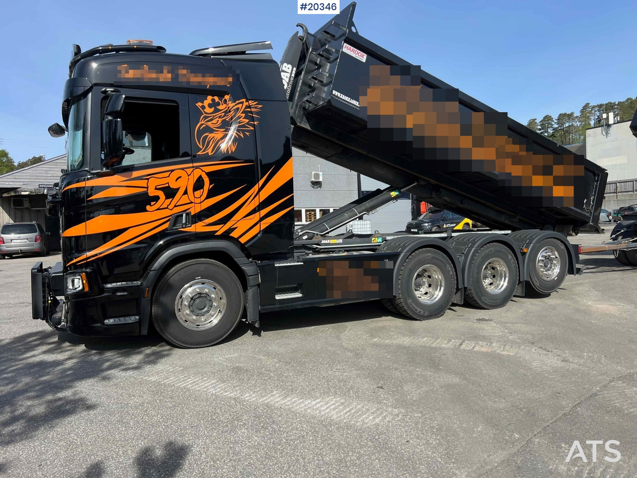 Haakarmsysteem vrachtwagen Scania R590: afbeelding 9